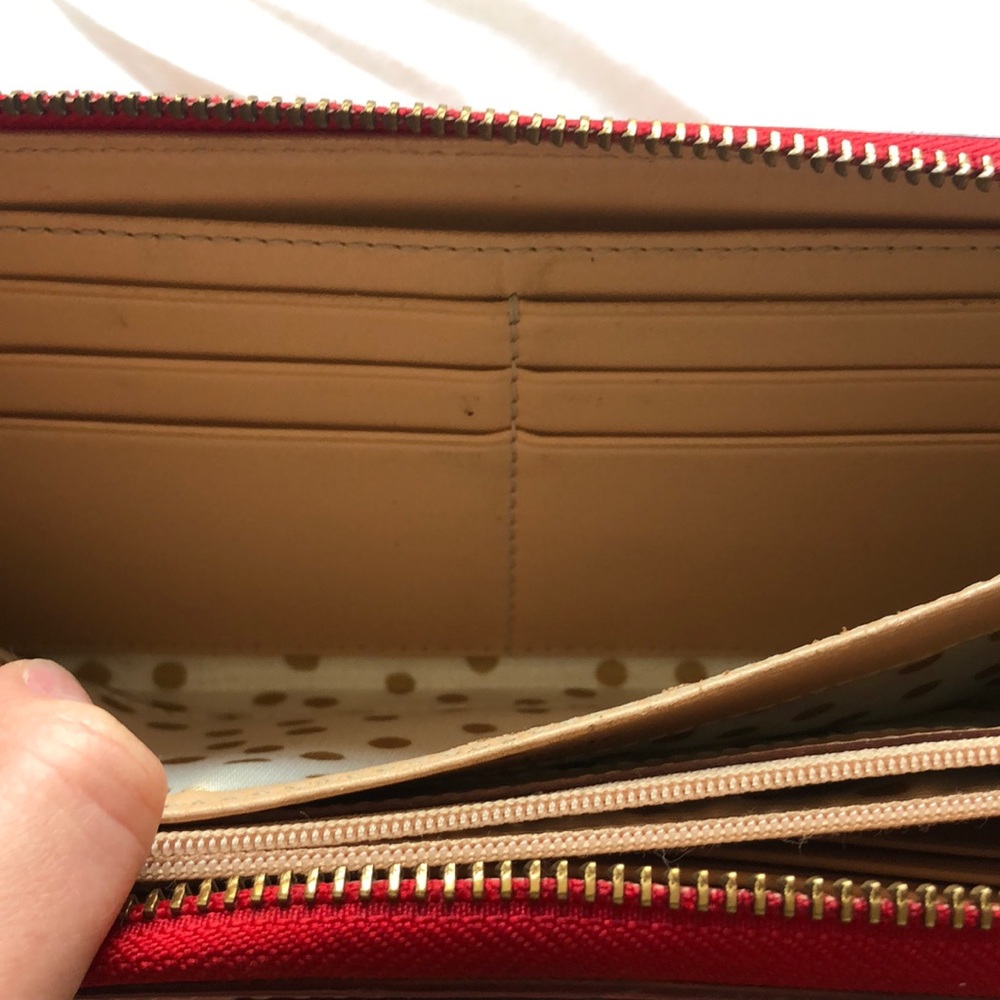 Kate Spade Red Wallet - Picture 6 of 9